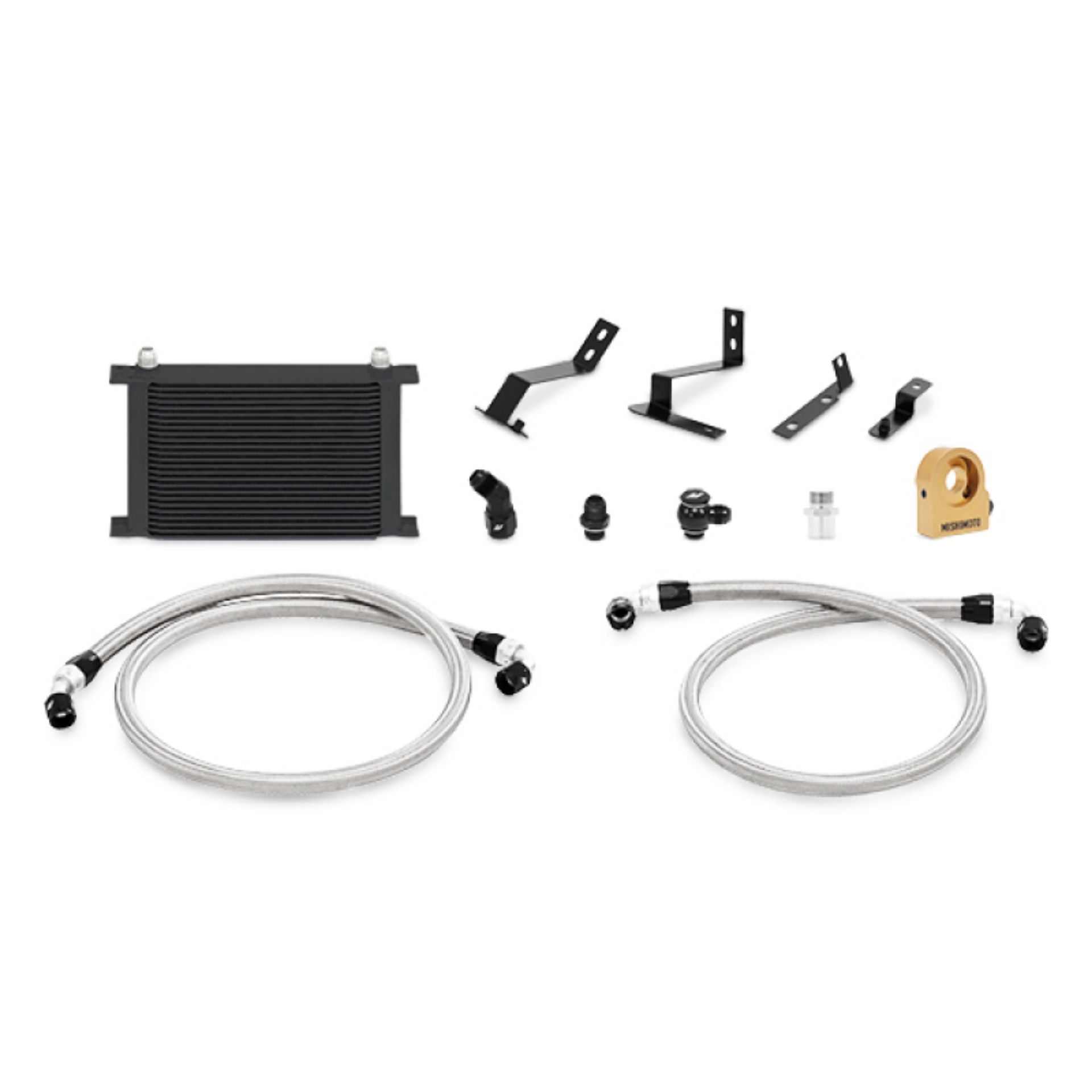 Picture of Mishimoto 2016+ Chevy Camaro Oil Cooler Kit w- Thermostat - Black