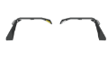 Picture of Road Armor 18-21 Jeep Wrangler JL Stealth Wide Front Fender Flare Body Armor w-LED DRL - Tex Blk