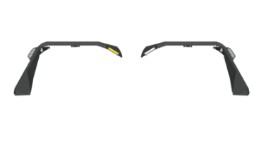Picture of Road Armor 18-21 Jeep Wrangler JL Stealth Wide Front Fender Flare Body Armor w-LED DRL - Tex Blk