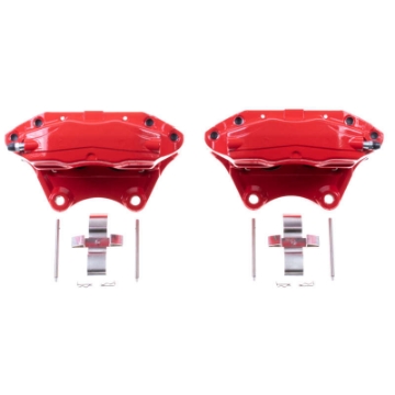 Picture of Power Stop 03-04 Infiniti G35 Rear Red Calipers - Pair