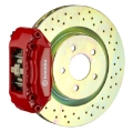 Picture of Brembo 04-08 Mazda6-06-08 Fusion Front GT BBK 4 Piston Cast 2pc 330x28 1pc Rotor Drilled-Red
