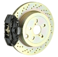 Picture of Brembo 02-07 Impreza- wRX GD-GG Rear GT BBK 2 Piston Cast 2pc 316 x20 1pc Rotor Drilled-Black