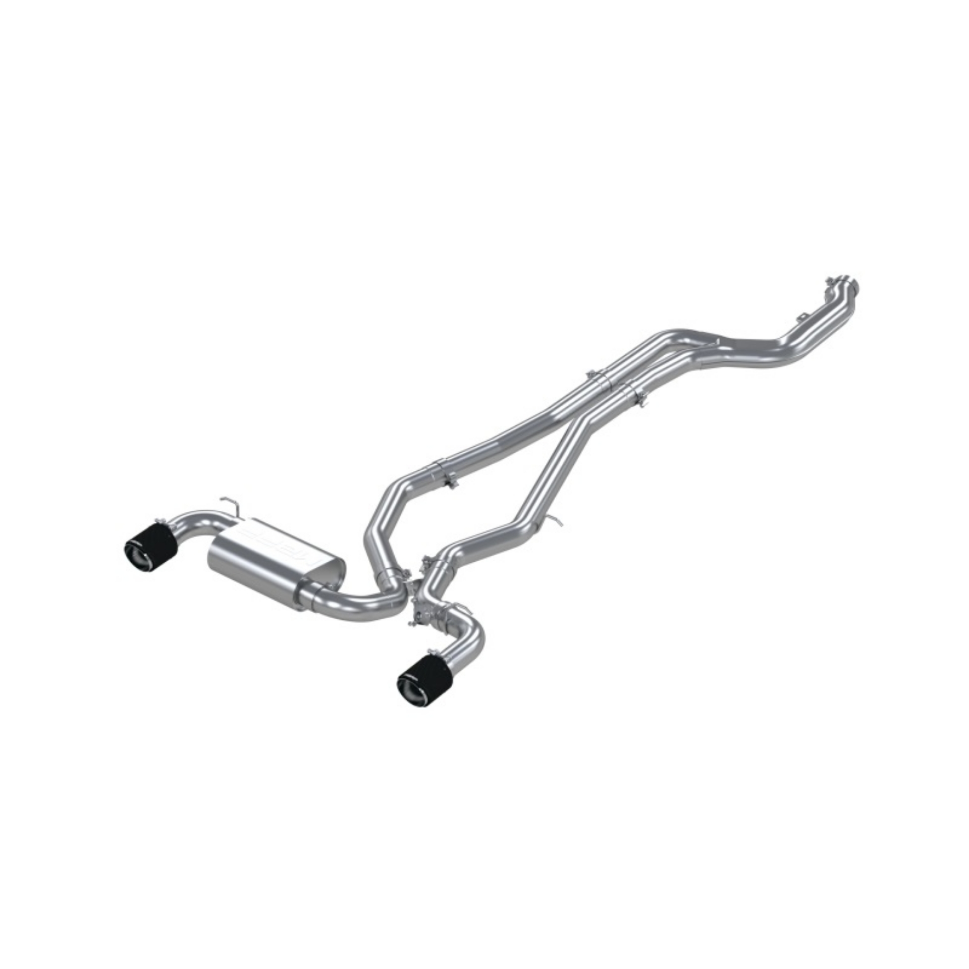 Picture of MBRP 2020+ Toyota Supra 3-0L 3in Catback Dual Rear Carbon Fiber Tips - T304