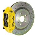 Picture of Brembo SS Rear GT BBK 4 Piston Cast 365x28 1pc Rotor Drilled- Yellow