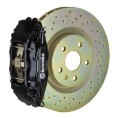 Picture of Brembo 97-04 Corvette C5 Front GT BBK 4 Piston Cast 2pc 355x32 1pc Rotor Drilled-Black