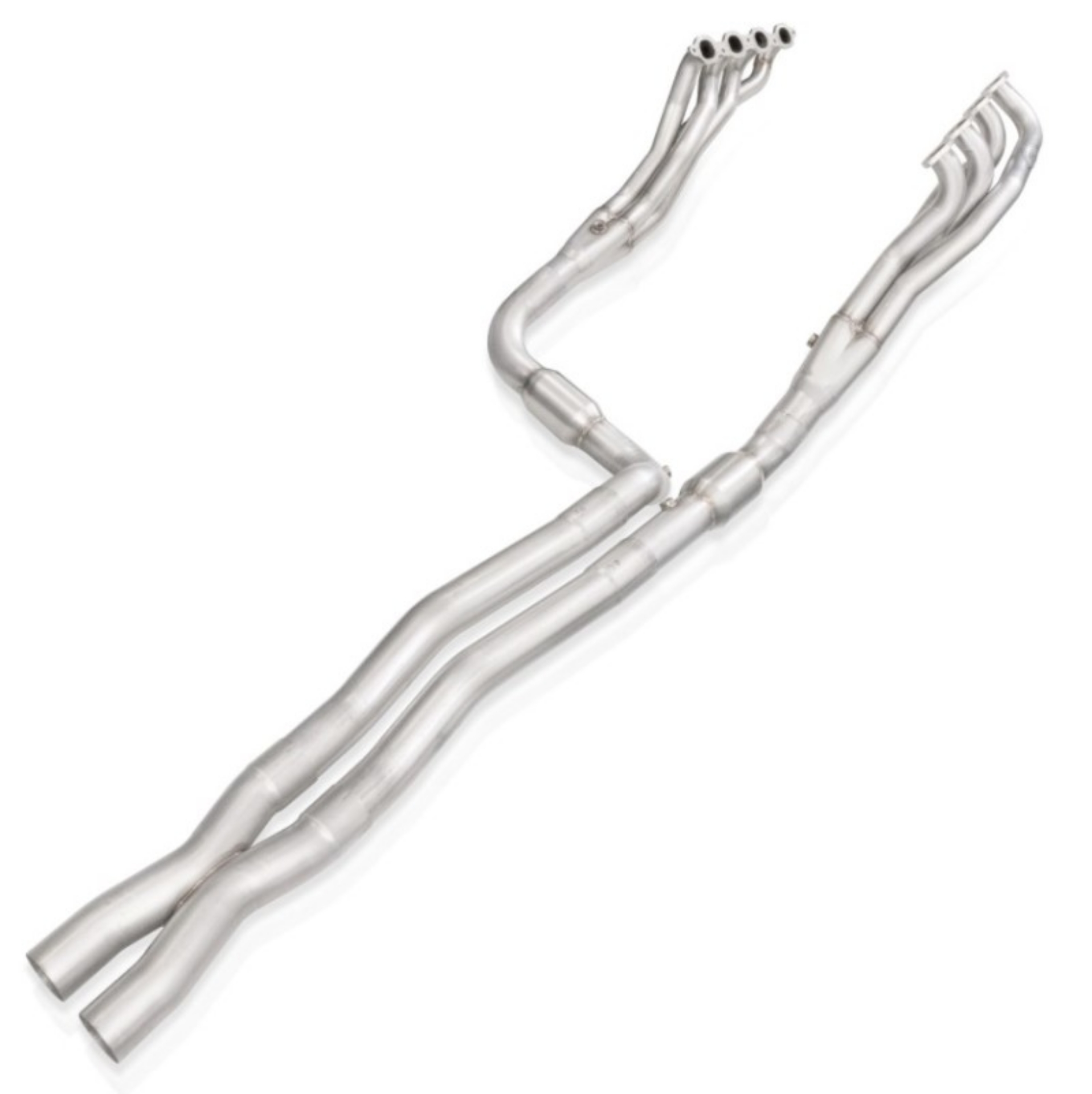 Picture of Stainless Works 2020-21 Silverado HD 6-6L 1-7-8in Long Tube Header Kit Performance Connect