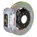 Picture of Brembo 04-11 RX-8 Front GT BBK 4 Piston Cast 2pc 328x28 2pc Rotor Slotted Type-1-Silver