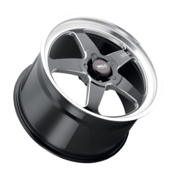 Picture of Weld S155 18x5 Ventura Drag 5x114-3 ET-23 BS2-1 Gloss BLK MIL DIA 78-1