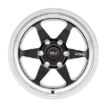 Picture of Weld S156 17x7 Ventura 6 Drag 6x139-7 ET00 BS4-00 Gloss BLK MIL DIA 106-1