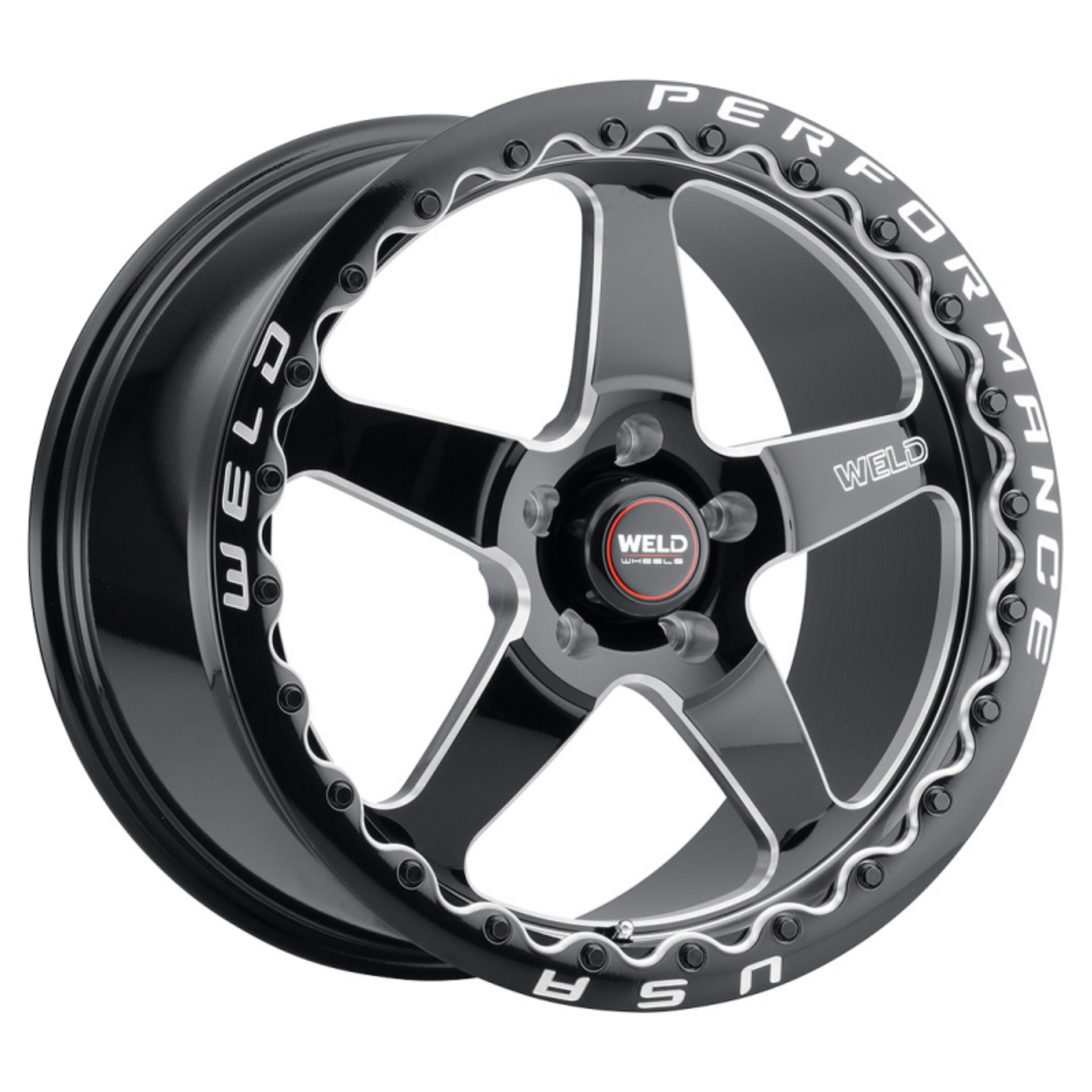 Picture of Weld S156 15x10 Ventura 6 Drag 6x139-7 ET38 BS7-00 Gloss BLK MIL DIA 106-1