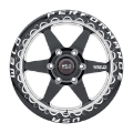 Picture of Weld S909 20x10 Ventura 6 Beadlock 6x135 ET38 BS7-00 Gloss BLK MIL DIA 87-1