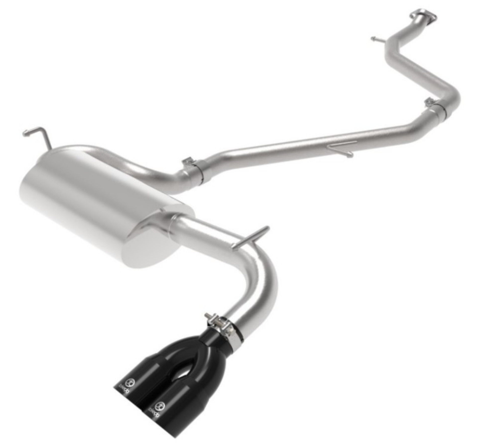 Picture of aFe Takeda 18-21 Toyota C-HR 2-0L 2-5in 304 Stainless Steel Cat-Back Exhaust w- Black Tip