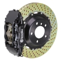Picture of Brembo 01-06 M3 E46 Front GT BBK 4 Piston Cast 2pc 355x32 2pc Rotor Drilled-Black