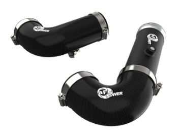 Picture of aFe BladeRunner Intercooler Hot & Cold Side Tubes Combo 20-21 GM Trucks 3-0L td - Black