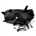Picture of AlphaRex 10-13 Toyota 4Runner NOVA LED Proj Headlights Plank Style Alpha Black w-Seq Signal-DRL