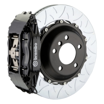 Picture of Brembo 04-09 RX300-RX330-RX350-RX400h Fr GT BBK 4 Pis Cast 2pc 355x32 2pc Rotor Slotted Type3-Black