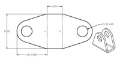 Picture of Ridetech Rod End Bracket -87 Wide