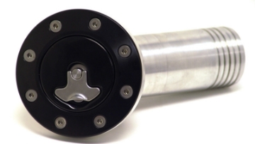 Picture of Ridetech 67-68 Camaro Locking Gas Cap Black Anodized