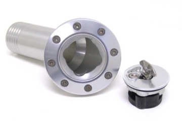 Picture of Ridetech 67-68 Camaro Locking Gas Cap Clear Anodized