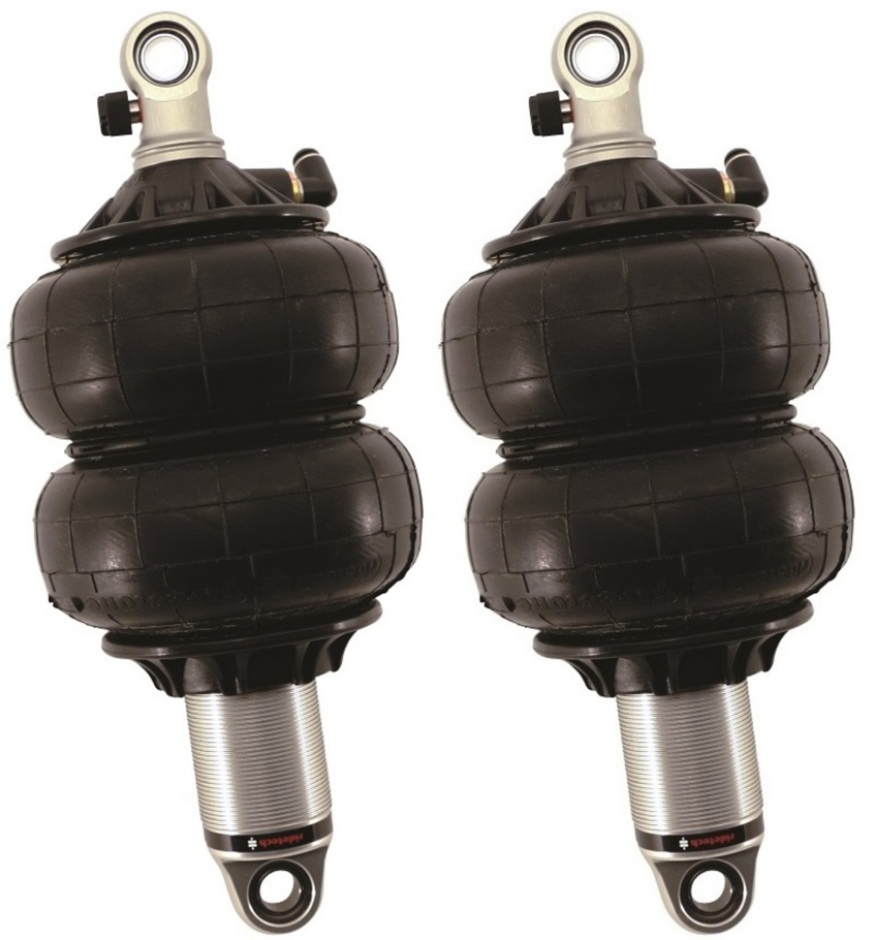 Picture of Ridetech HQ Series ShockWaves 4-1in Travel 6-5in dia Double Convoluted -625in Bearing--625in Bearing