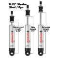 Picture of Ridetech HQ Series Shock Absorber Single Adjustable 8-35in Stroke Eye-Stud Mounting 12-55in x 20-9in