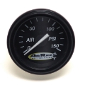 Picture of Ridetech Air Pressure Gauge Single Needle Black Face 150psi w- Fittings