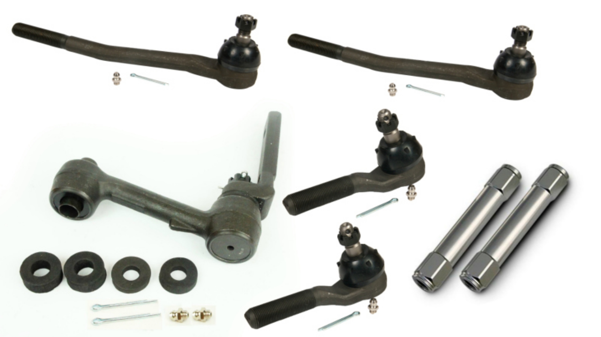 Picture of Ridetech 1970 Ford Mustang Mercury Cougar Steering Linkage Kit w- OE Power Steering