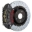 Picture of Brembo 00-03 Z8 E52 Rear GTS BBK 4 Piston Cast 345x28 2pc Rotor Slotted Type-3-Black HA