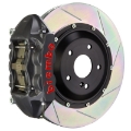 Picture of Brembo 97-04 986 Boxster S Rear GTS BBK 4 Piston Cast 345x28 2pc Rotor Slotted Type-1-Black HA