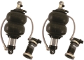 Picture of Ridetech TQ Series ShockWaves 4-1in Travel 6-5in dia Double Convoluted -625in-2in Stud