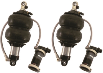 Picture of Ridetech TQ Series ShockWaves 4-1in Travel 6-5in dia Double Convoluted -625in-2in Stud