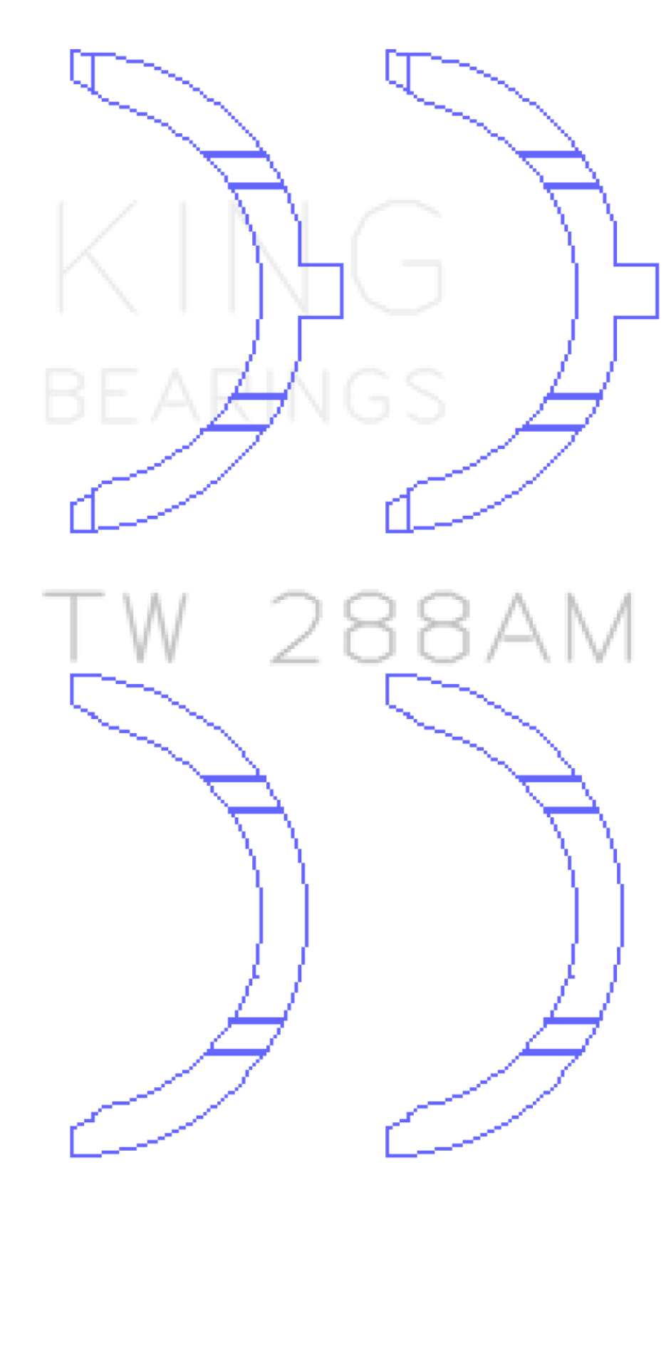 Picture of King Engine Bearings Toyota 2UZ Thrust Washer Set
