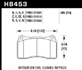 Picture of Hawk 03-06 Evo - 04-09 STi - 09-10 Genesis Coupe Track Only - 2010 Camaro SS HT-14 Race Front Brak