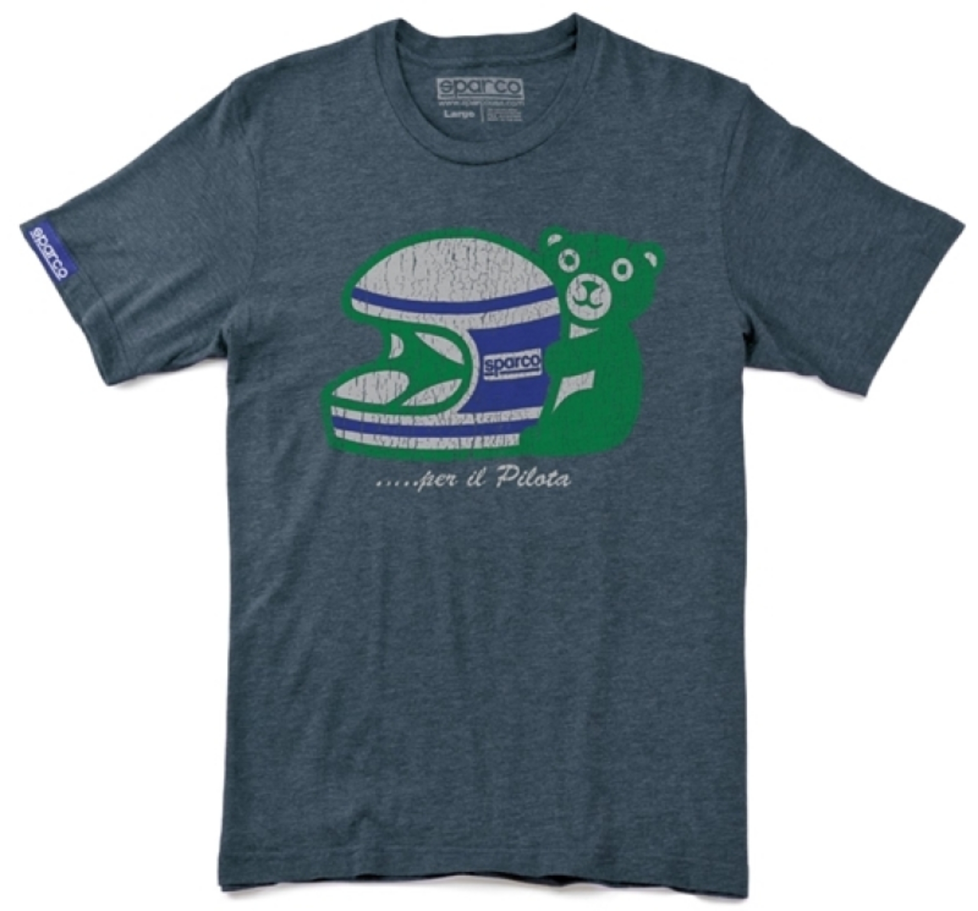 Picture of Sparco T-Shirt Pilota Indigo - XL