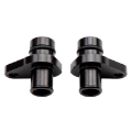 Picture of Wehrli 04-5-2010 Duramax LLY-LBZ-LMM Crankcase Vent PCV Fitting Kit - Billet Black Anodized