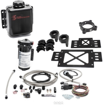 Picture of Snow Performance Stg 1 Boost Cooler RZR Turbo Water Methanol Injection Kit SS Braid Line & 4AN