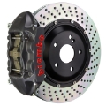 Picture of Brembo 04-11 612 Scaglietti Rear GTS BBK 4 Piston Cast 380x28 2pc Rotor Drilled-Black HA