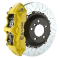 Picture of Brembo 04-05 R32 Mk4 Front GT BBK 6 Piston Cast 355x32 2pc Rotor Slotted Type-3- Yellow