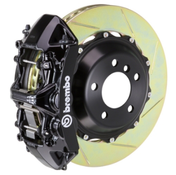 Picture of Brembo 99-07 Evo VI-VII-VIII-IXFront GT BBK 6 Piston Cast 355x32 2pc Rotor Slotted Type1-Black