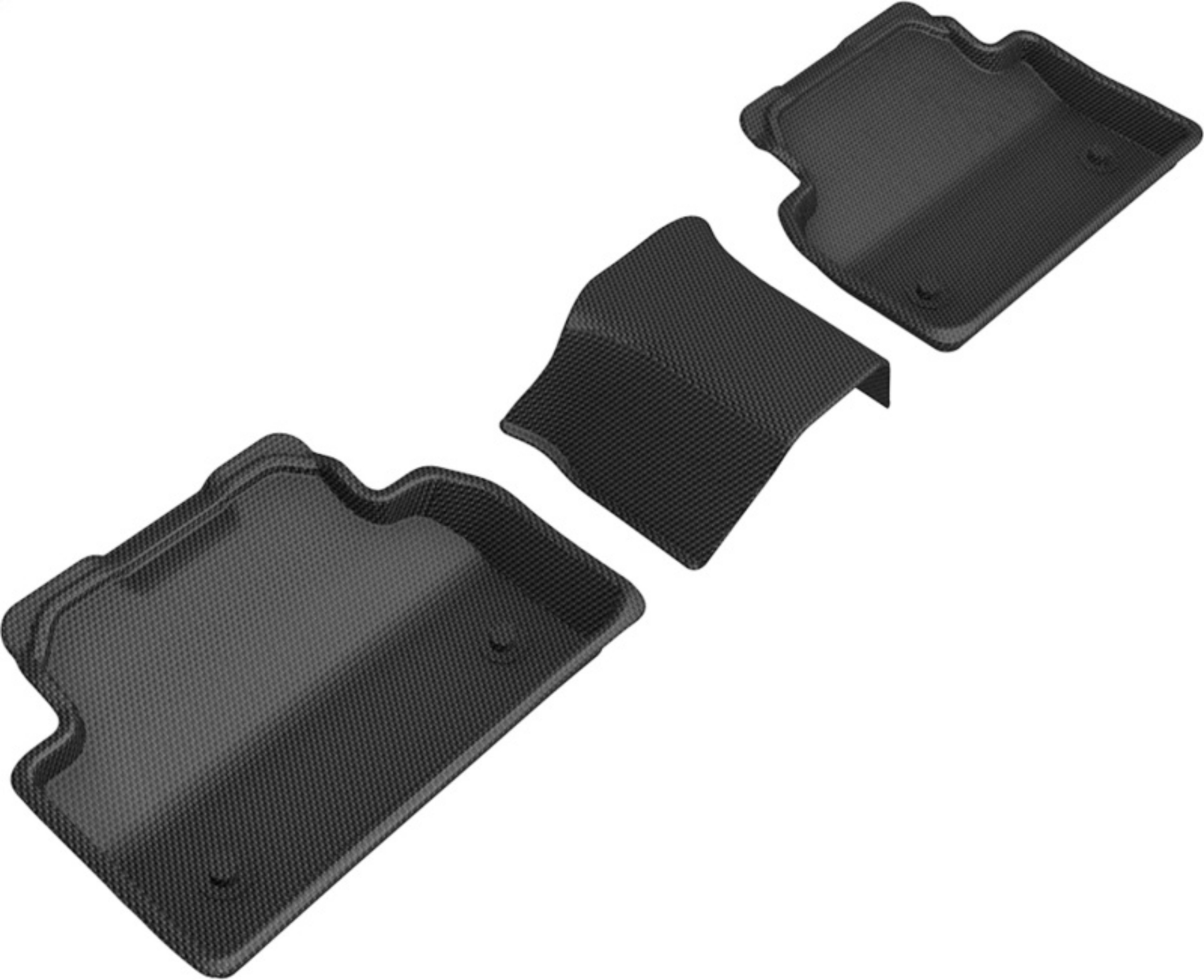 Picture of 3D MAXpider 18-20 Jaguar E-Pace Kagu 2nd Row Floormats - Black