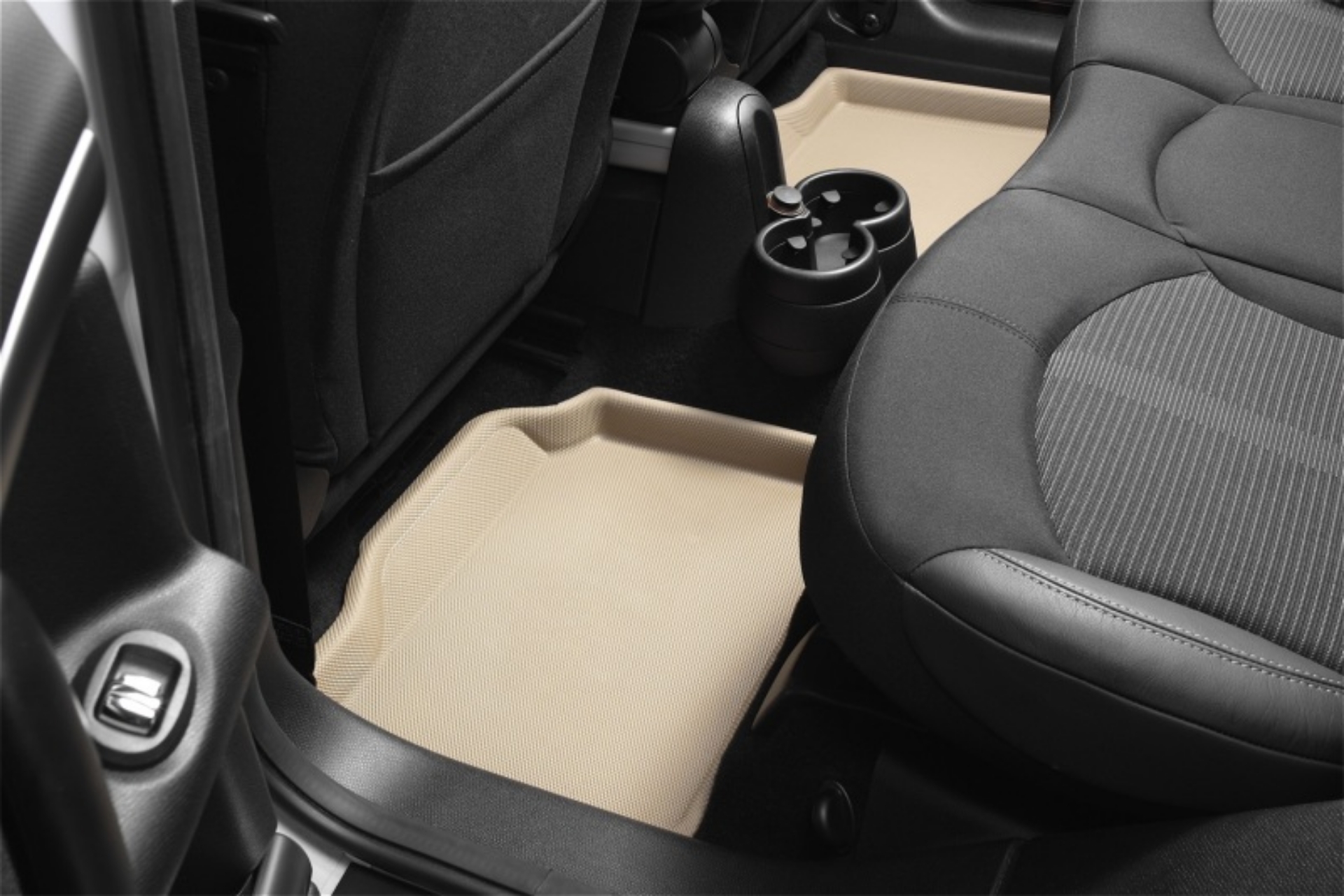 Picture of 3D MAXpider 14-20 Land Rover Range Rover Sport Kagu 2nd Row Floormats - Tan