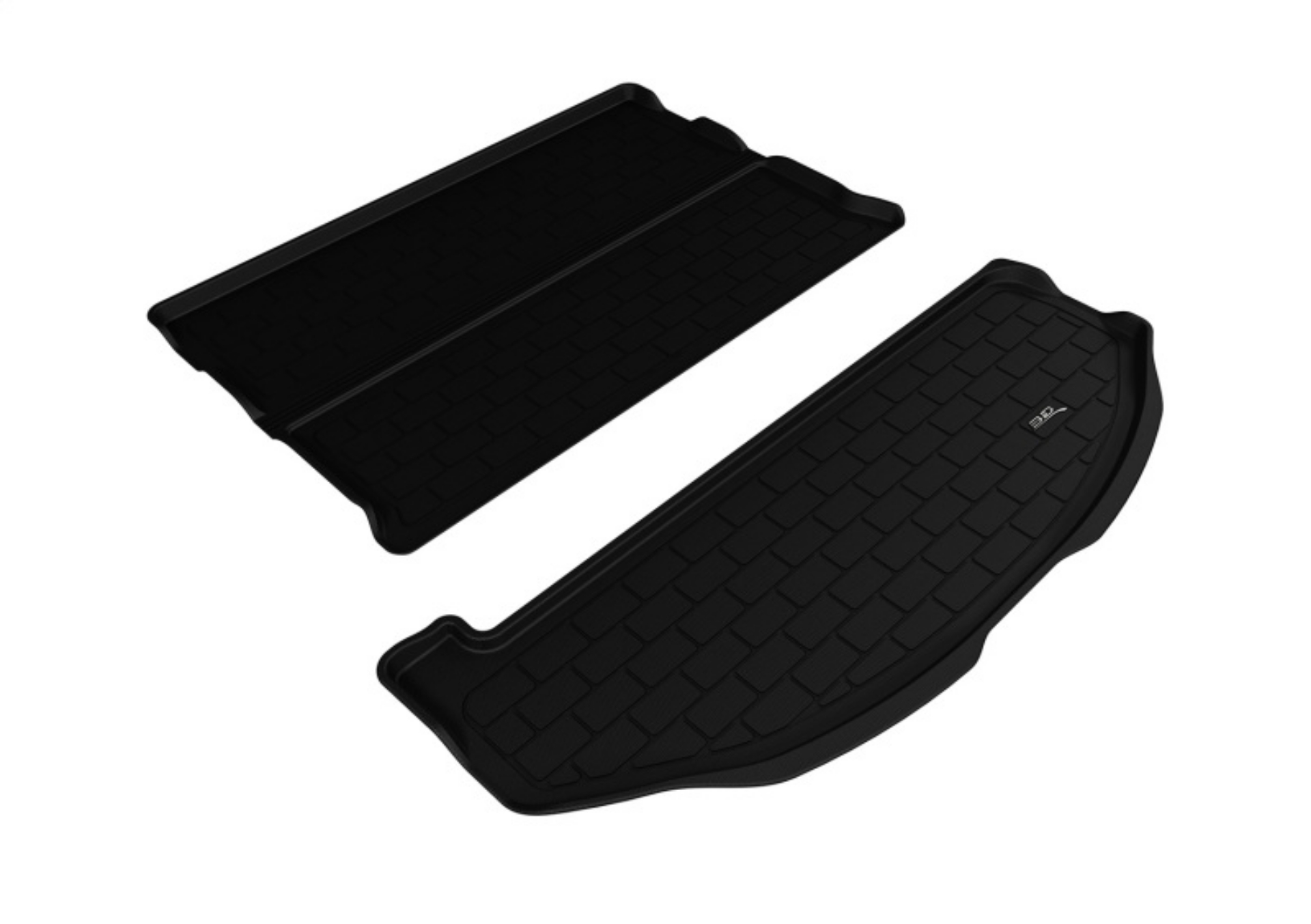 Picture of 3D MAXpider 13-18 Hyundai Santa Fe 6 & 7 Seats Behind 2nd Row Stowable Kagu Cargo Liner - Black