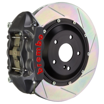 Picture of Brembo 03-16 Phantom Sedan-Coupe Rear GTS BBK 4 Piston Cast 380x28 2pc Rotor Slotted Type1-Black HA