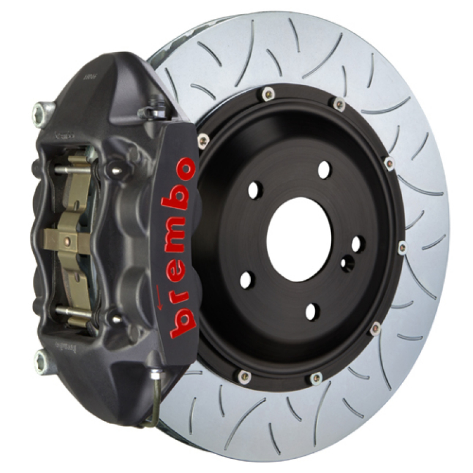 Picture of Brembo 03-16 Phantom Sedan-Coupe Rear GTS BBK 4 Piston Cast 380x28 2pc Rotor Slotted Type3-Black HA