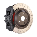 Picture of Brembo 97-04 Porsche Boxster S PISTA Front BBK 355x35x53a T3 2pc Rotor Slotted - Clear HA