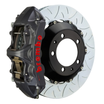 Picture of Brembo 04-21 WRX STI Front GTS BBK 6 Piston Cast 350x34 2pc Rotor Slotted Type3-Black HA