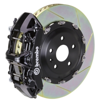 Picture of Brembo 04-08 S4 B6-B7 Front GT BBK 6 Piston Cast 365x34 2pc Rotor Slotted Type-1-Black