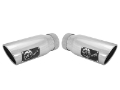 Picture of aFe MACHForce-XP 304 Stainless Steel Polished Exhaust Tip 3-5in x 4-5in Out x 12in L Clamp-On