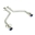 Picture of Remark 2021+ Lexus IS350 Axle Back Exhaust w-Burnt Double Wall Tip