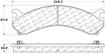 Picture of StopTech 01-10 Chevrolet Silverado 3500 - GMC Sierra 3500 Rear Truck & SUV Brake Pad